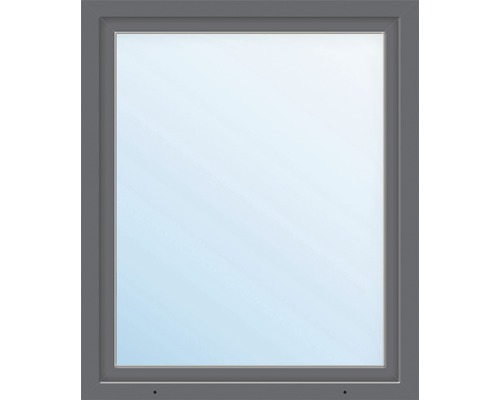 Plastové okno jednokřídlé ARON Basic bílé/antracit 900 x 1000 mm DIN pravé-0