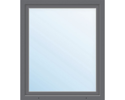 Plastové okno jednokřídlé ARON Basic bílé/antracit 1050 x 1250 mm DIN pravé Okno s rámem