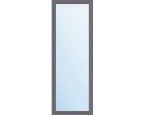 Plastové okno jednokřídlé ARON Basic bílé/antracit 600 x 1450 mm DIN levé-0