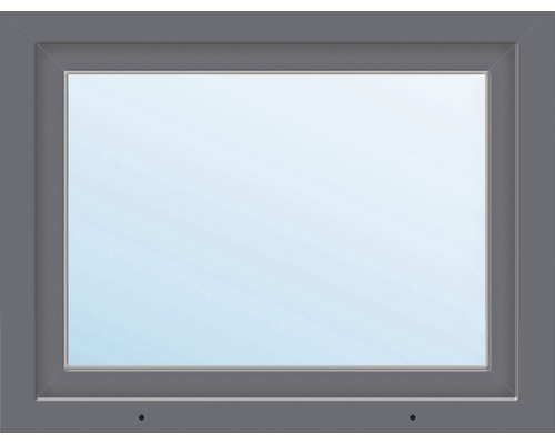 Plastové okno jednokřídlé ARON Basic bílé/antracit 900 x 650 mm DIN levé-0