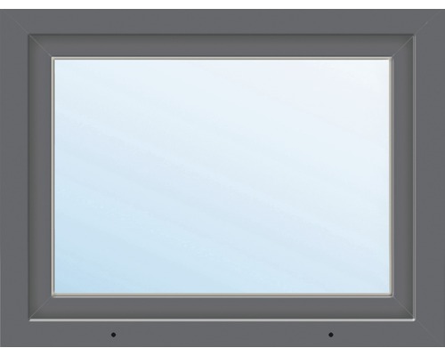 Plastové okno jednokřídlé ARON Basic bílé/antracit 850 x 550 mm DIN pravé-0