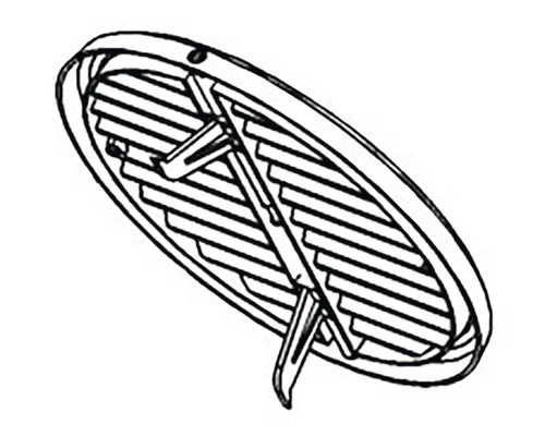 Kulatý talířový ventil výstupu vzduchu