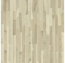 Dřevěná parketová podlaha se světlým odstínem a přírodní kresbou dřeva