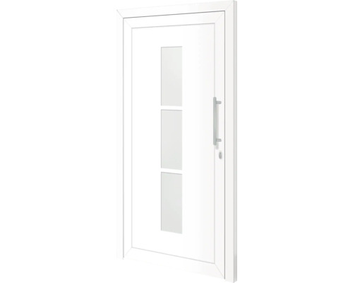 Hliníkové vchodové dveře Oregon 110x210 cm P bílé