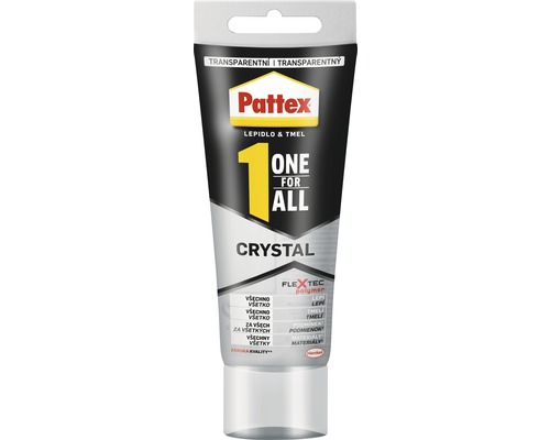 Lepidlo montážní Pattex ONE For All CRYSTAL tuba 80ml Pattex One for All Crystal lepidlo a tmel v tubě
