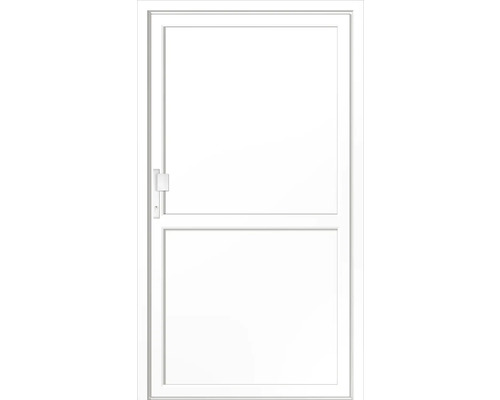 Bílé dveře s klikou