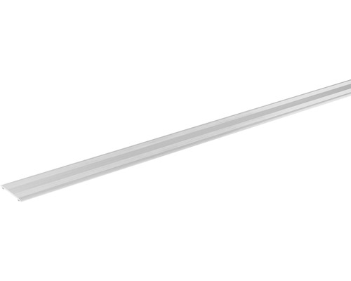 Přechodová lišta Skandor samolepicí 900 x 28 x 2 mm stříbrná Hliníkový profil pro zakrytí kabelů