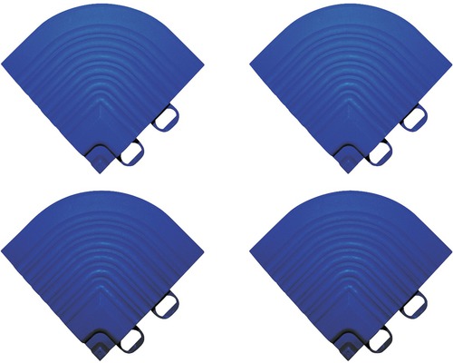 Rohový díl Florco 6,2 x 6,2 cm modrá balení 4 ks