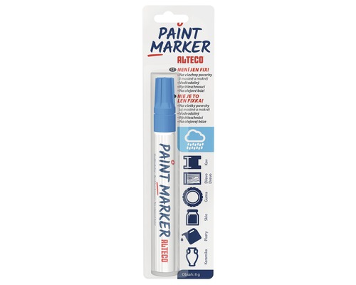 Popisovač Alteco modrý (Paint Markers)