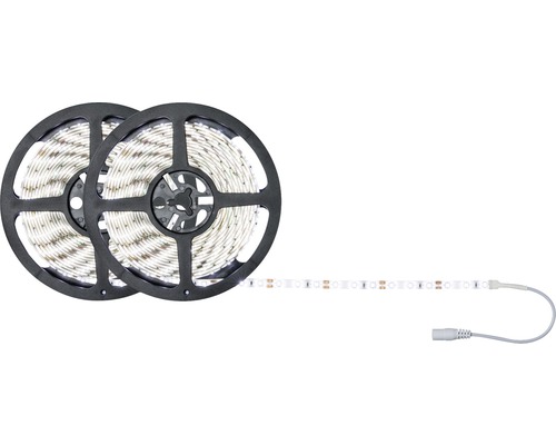 Dva LED pásky na rolích s připojovacím kabelem