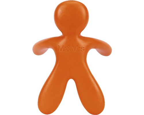 Oranžová vonná figurka do auta od Mr & Mrs