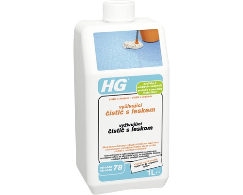 HG vyživující čistič s leskem pro podlahy z umělých materiálů 1L-0