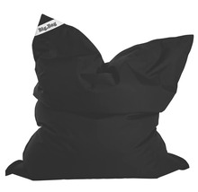 Černý sedací vak s logem Big Bag