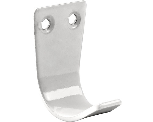 Kovový hák pro montáž na stěnu se dvěma upevňovacími otvory