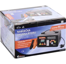 Balení nabíječky baterií Compass Starter 55 Amp