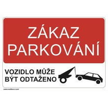 "Zákaz parkování" - 297x210 mm-thumb-0