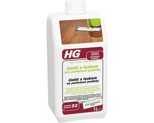 HG čistič s leskem pro parketové podlahy 1 litr