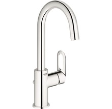 Logo Grohe. Kuchyňská baterie s vysokým výtokem