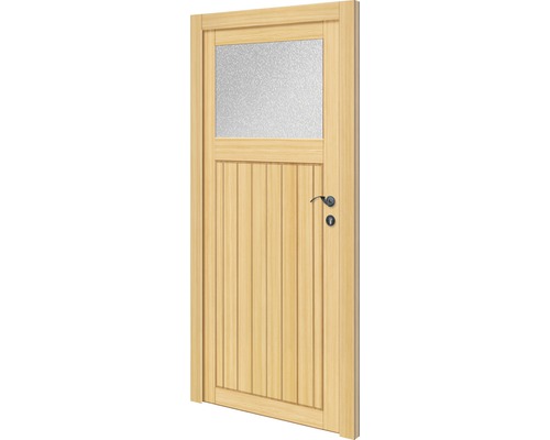 Vchodové dveře dřevěné vedlejší 98 P smrk