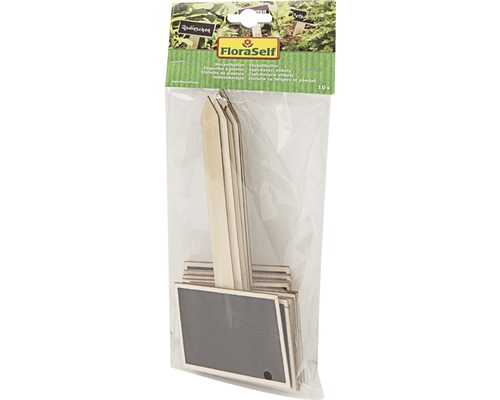 Sada popisovacích štítků na bylinky FloraSelf, 10 kusů, pro označování rostlin