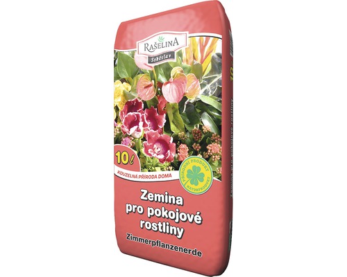 Zemina pro pokojové rostliny Rašelina Soběslav 10 l