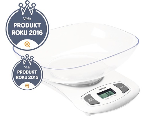 Digitální kuchyňská váha s mísou a oceněními Produkt roku