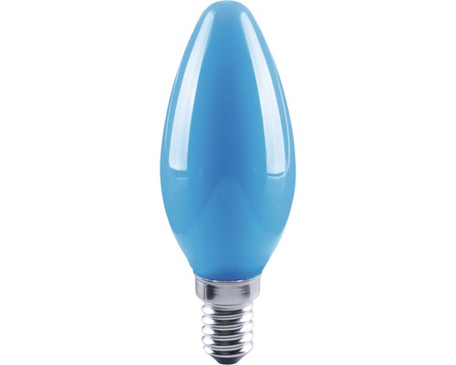 LED žárovka Flair E14 2W modrá