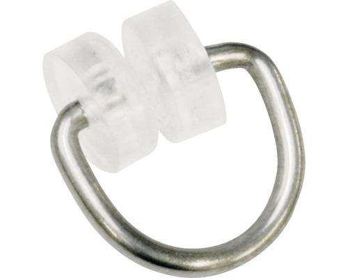 Kolečko na záclony s háčkem pro upevnění na záclonové tyče