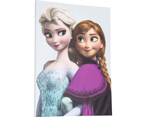 Obraz na plátně Frozen Elsa&Anna 50x70cm