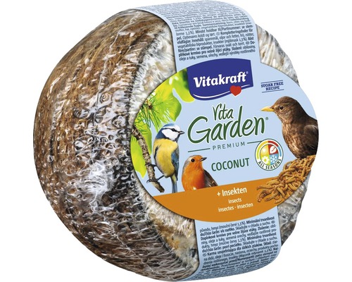 Vita Garden kokos 1/2 s moučnými červy Vita Garden kokos 1/2 s moučnými červy