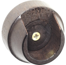 Dřevěná konzole pro záclonovou tyč se šroubem