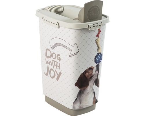 Kontejner na krmivo pro psy s motivem psa