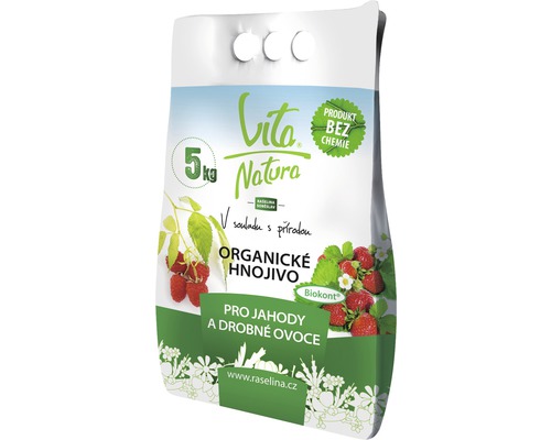 Hnojivo pro jahody a drobné ovoce organické Vita Natura 5 kg