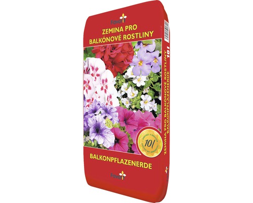 Favorit zemina pro balkónové rostliny v 10litrovém pytli
