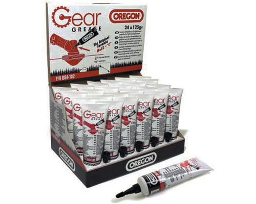 Převodový tuk Oregon v prodejním stojanu s 24 tubami