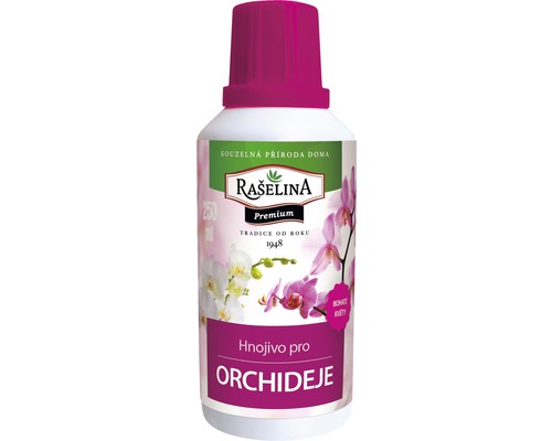 Hnojivo pro orchideje Rašelina Premium 250 ml