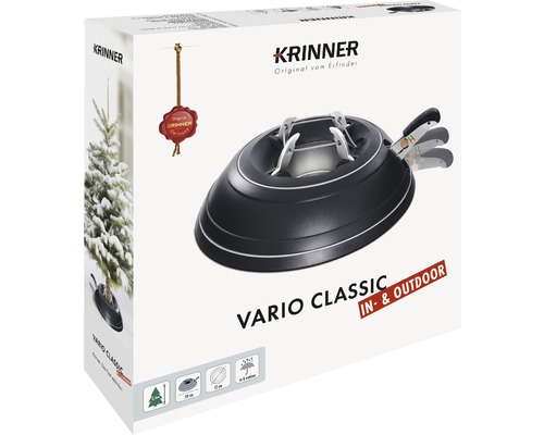 Stojan na vánoční stromek Krinners Vario Classic pro vnitřní i venkovní použití v krabici