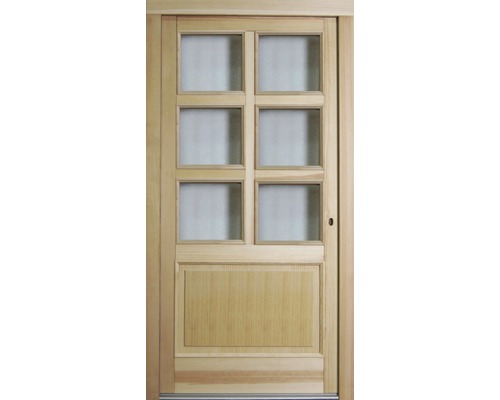 Vchodové dveře BB 103 dřevěné 110x210,5 cm P základní nátěr