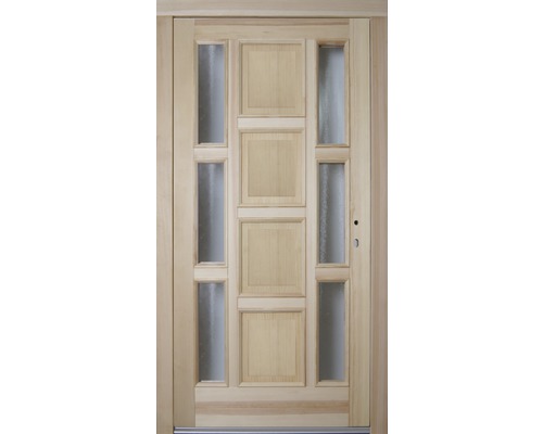 Vchodové dveře BB 117 dřevěné 110x210,5 cm P základní nátěr