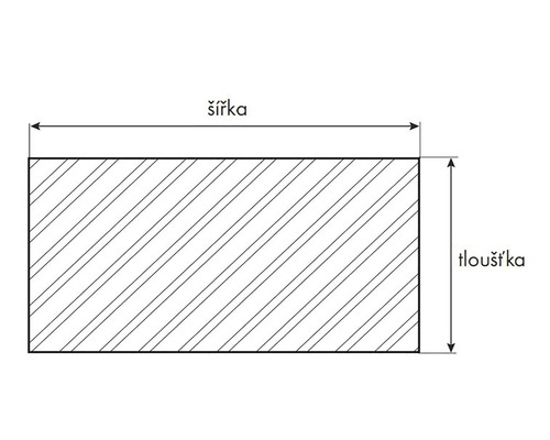 Dřevěná lať lavičková 27 x 63 x 2000 mm smrk Dřevěná lať lavičková 27 x 63 x 2000 mm smrk