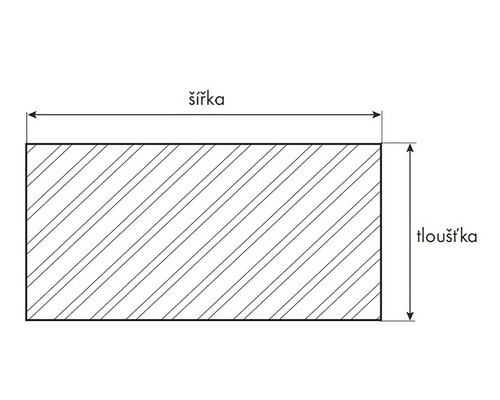 Prkno hoblované 19 x 130 x 2000 mm smrk