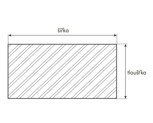 Hranolek 27 x 45 x 2000 mm smrk