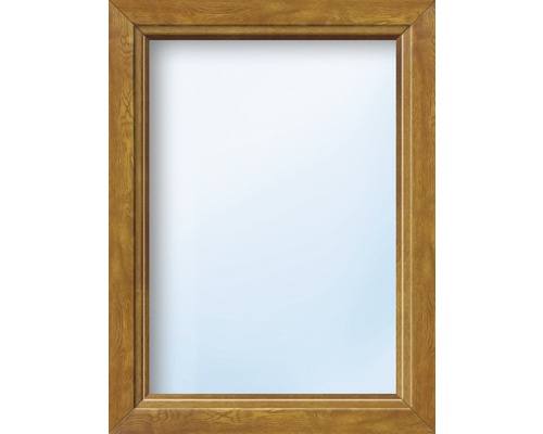 Plastové okno fixní zasklení ARON Basic bílé/zlatý dub 1550 x 1000 mm (neotevíratelné)-0
