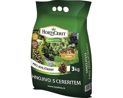 Hnojivo pro jehličnany Horticerit 3 kg