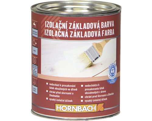 Izolační základová barva Hornbach krémová 750ml Izolační základní barva v plechovce