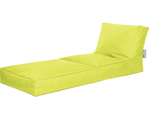 Žluté sedací lehátko pro vnitřní použití