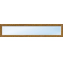 Plastové okno fixní zasklení ARON Basic bílé/zlatý dub 1750 x 1000 mm (neotevíratelné)-thumb-0
