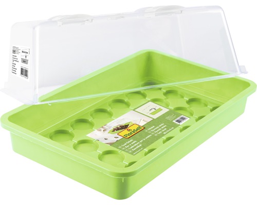 Plastový výsevní box s průhledným víkem