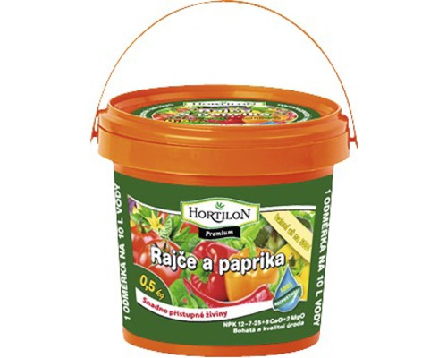 Hnojivo pro rajčata a papriky Hortus Rajče a paprika 0,5 kg