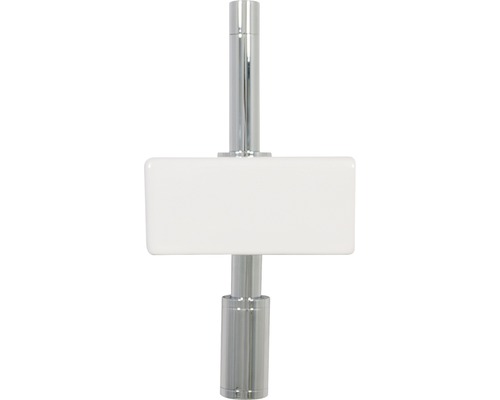 Umyvadlový sifon s obdélníkovým keramickým umyvadlem